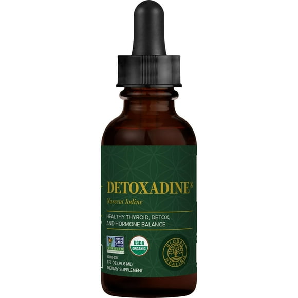 Suplemento Detoxadina yodada de Global Healing Center, 30 ml