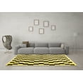thumbnail image 3 of Ahgly Company Indoor Rectangle Abstract Yellow Contemporary Area Rugs, 4' x 6', 3 of 4