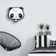 thumbnail image 3 of Reloj de pared de panda de estilo nórdico, reloj de madera silencioso para el hogar y la sala de estar Sincero Electrónica, 3 of 5