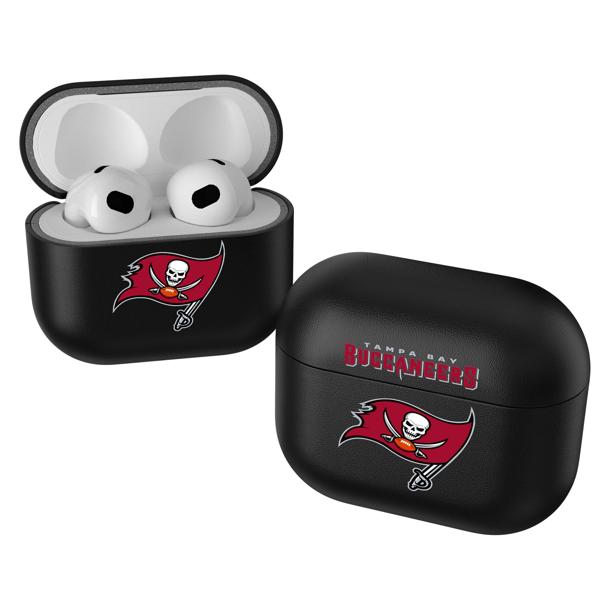 Keyscaper Black Tampa Bay Buccaneers Insignia AirPods 3rd Gen Case Cover