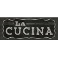 thumbnail image 2 of Pela Studio 24x12 Black Ornate Wood Framed with Double Matting Museum Art Print Titled - La Cuisine Chalk III, 2 of 4