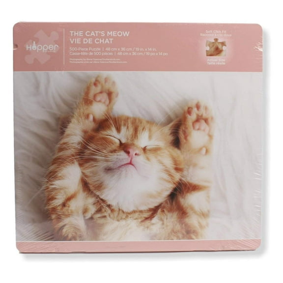 The Cat's Meow 500 Piece Puzzle in Tin