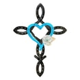 thumbnail image 1 of Horsehsoe With Heart Metal Wall Outdoor Patio Home Decorations Beads String Christmas Display Ribbon Mini Easter Decorations Teardrop String Curtains for Doorways Christmas Ornament Hooks Stained, 1 of 4