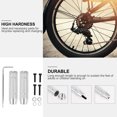 thumbnail image 2 of Miangastore Children Bike Pedal Silver 1 Pair 3.3X1.0In, 2 of 8