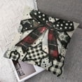 thumbnail image 7 of nygtbtfer Christmas Pillow Covers Tree Ball Throw Pillow Case Black White Decorative Cushion Case for Xmas Home Office Room Decor White, 7 of 7