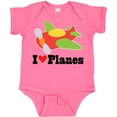 thumbnail image 3 of Inktastic I Love Planes Cute Airplane Boys or Girls Baby Bodysuit, 3 of 5