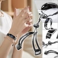 thumbnail image 2 of Alloy Bracelet Watchband for Fitbit Luxe, Adjustable Size, Skin-Friendly Non-Allergic, Durable Replacement Strap, 2 of 6