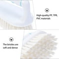 thumbnail image 3 of AURARMLET 2Pcs Simple Style Iron Type Scrub Brushes for Laundry Cleaning Blue PP TPR, 3 of 8