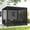 Charcoal, variant on Mirador 111S Outdoor Pergola Aluminum Deco Wall Skyline 1/3 10' Side, Dark Grey (Not Pergola)