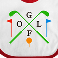 thumbnail image 4 of Inktastic Golfing Gifts for Kids Golf Boys or Girls Baby Bib, 4 of 4