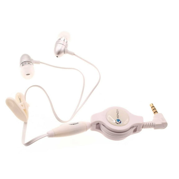 For Moto G Stylus 5G (2023) Retractable Earphones - Wired Headphones Handsfree Mic Headset 3.5mm Earbuds for Motorola Moto G Stylus 5G (2023) Phone