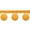 Orange, variant on Expo Int'l 5 yards of Bonita Pom Pom Fringe Trim