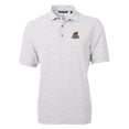 thumbnail image 2 of Men's Cutter & Buck Gray Toledo Mud Hens Virtue Eco Pique Botanical Print Recycled Polo, 2 of 3