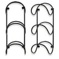 thumbnail image 5 of Wallniture  Moduwine Wall Mount Towel Rack for Bathroom Wall Decor, Round Shape, 3 Sectional (Set of 2), 5 of 5