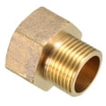 thumbnail image 4 of Unique Bargains Raccord de Tuyau en Laiton Adaptateur, Raccord Mâle 3/8 PT x Femelle 1/2 PT, 4 of 4