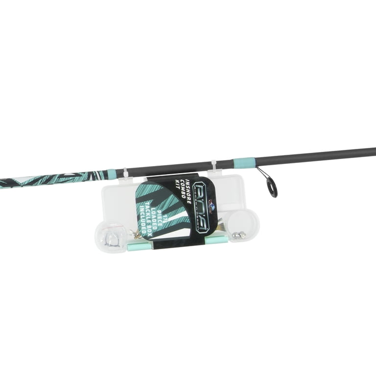3 pack) Tsunami Rigged N Ready Fishing Combo Pack 7' Medium