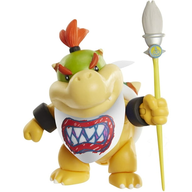 Super Mario World Of Nintendo Bowser Jr With Paint Brush Action Figure 4 Walmart Com Walmart Com