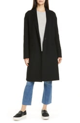 Vince Double Face Wool Blend Coat M 