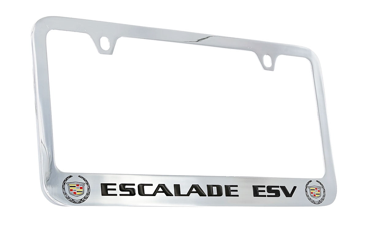 Cadillac Escalade Chrome Metal license Plate Frame Holder