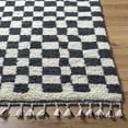 thumbnail image 2 of Hauteloom Uttam Wool Living Room, Bedroom Area Rug - Bohemian, Transitional - High Pile - Charcoal, Ivory - 2' x 3', 2 of 5