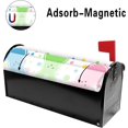thumbnail image 2 of Spring Easter Bunny Mailbox Cover 25.5x21 Inch, Hello Peeps Post Letter Box Covers, Seasonal Easter Rabbit Magnetic Waterproof Mail Wraps for Outdoor Yard Garden Oversized Mailbox Decor, 2 of 6