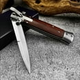 thumbnail image 4 of Everyday Lightweight Colored Wood Handle Utility Knife 440C Stainless Steel Blade Your Go-To Helper for Unboxing and Light Cutting Tasks at Home, 4 of 6