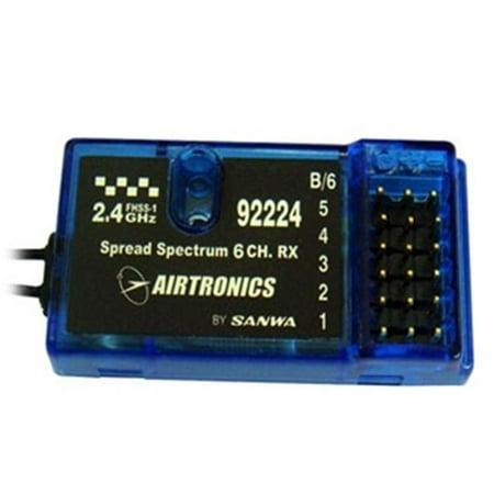 Airtronics AIR92224 Rx600 6-Channel Air 2. 4Ghz Mini Receiver - FHSS-1 Full Range
