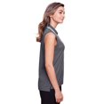 thumbnail image 3 of Devon & Jones DG20SW Ladies CrownLux Performance Plaited Tipped Sleeveless Polo, 3 of 3