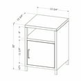 thumbnail image 4 of South Shore Sweedi, Contemporary Nightstand, White, 4 of 14