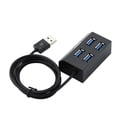 thumbnail image 1 of Divisor de transferencia de datos de sincronización de carga de alta velocidad del teléfono de la computadora de la tableta del concentrador USB externo de 4 puertos Speravity EL2071-01B, 1 of 2