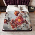 thumbnail image 4 of Floral Sherpa Blanket, 4 of 7