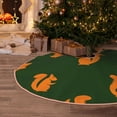 thumbnail image 5 of Lukts Bold Squirrel Silhouettes Print Color Life Christmas Tree Skirt, Winter Holiday Tree Mat Decoration ,Can be Used as A Shawl-36", 5 of 6
