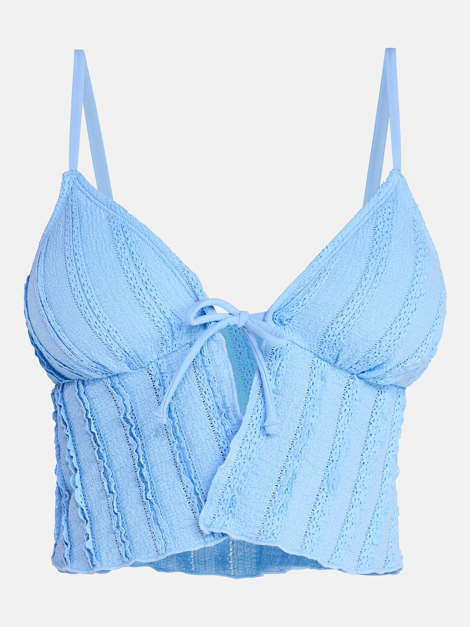 No Boundaries Femme Lace Flyaway Tankini, Women’s XXS-XXL