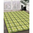 thumbnail image 3 of Ahgly Company Machine Washable Indoor Rectangle Transitional Venom Green Area Rugs, 2' x 4', 3 of 7