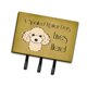 thumbnail image 1 of Caroline's Treasures BB1506TH68 Buff Poodle Spoiled Dog Lives Here Correa o llavero, grande, multicolor Caroline's Treasures BB1506TH68, 1 of 1