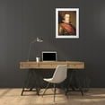 thumbnail image 3 of Velazquez, Diego 19x24 White Modern Wood Framed Museum Art Print Titled - Philip IV In Armour, 3 of 4