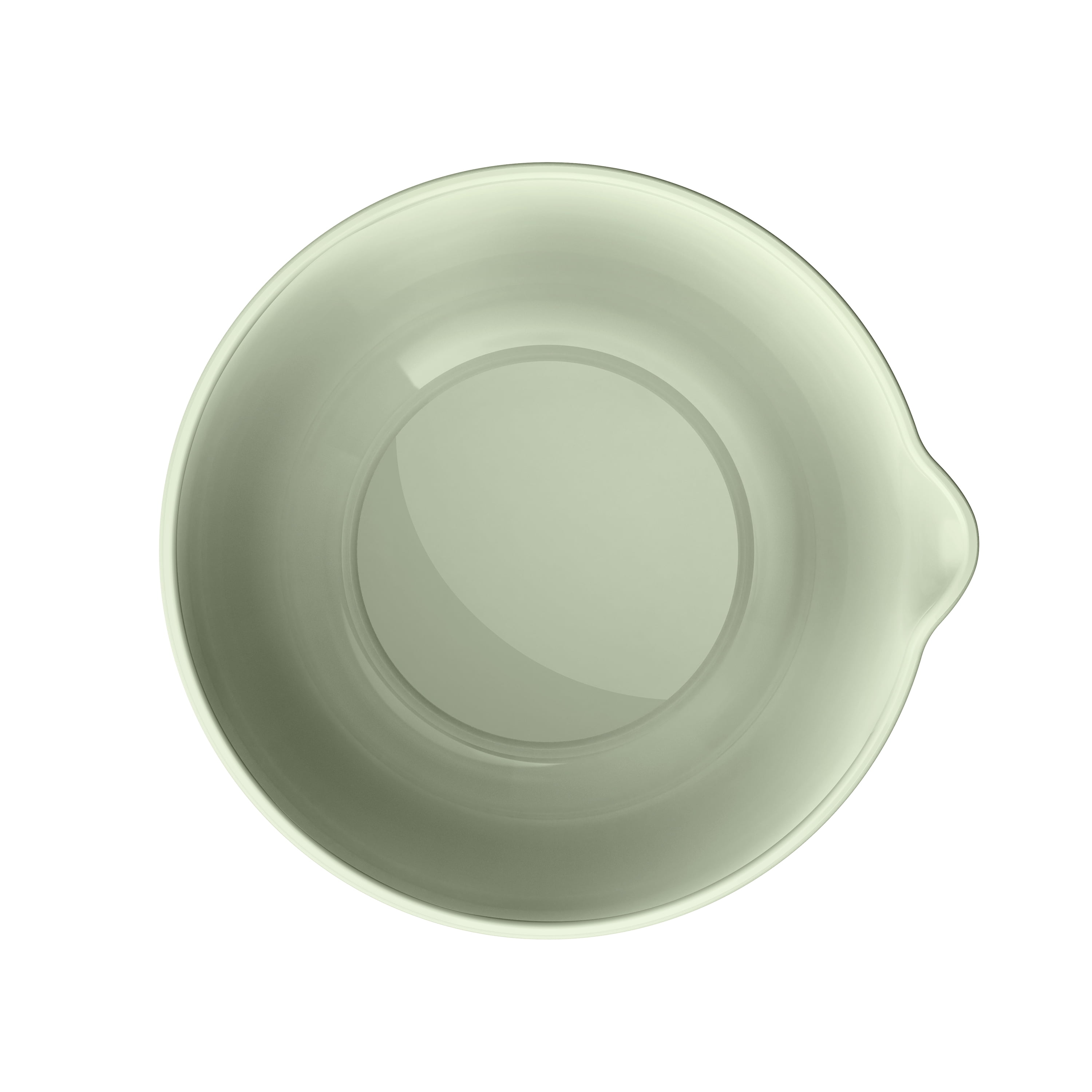 Beautiful 3 QT Stoneware Batter Mixing Bowl, Sage Green by Drew Barrymore