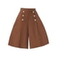 thumbnail image 1 of Pantalones culottes recortados para mujer, cómodos, finos, versátiles, a la moda, sueltos, pantalones de pierna ancha Color L jinwen Culottes recortados, 1 of 8
