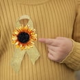 thumbnail image 5 of Ksopiavobs 4Pcs Sunflower Brooch Pins Daisy Flower Enamel Crystal Lapel Pins for Shirt Hat Jewelry Gift Home Decorations, 5 of 7