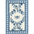 thumbnail image 2 of SAFAVIEH Chelsea Lara Floral Wool Area Rug, Ivory/Blue, 2'6" x 4', 2 of 9