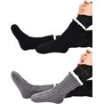 thumbnail image 7 of 2 Pairs Women's Warm Slipper Socks Christmas Fuzzy Socks Fleece-lined Non Slip Slipper Socks, 7 of 7