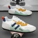 thumbnail image 3 of Zapatos de hombre, calzado deportivo informal a la moda, Zapatos de malla clásicos con cordones, Zapatos planos ligeros y transpirables para conducir para hombre, 3 of 4