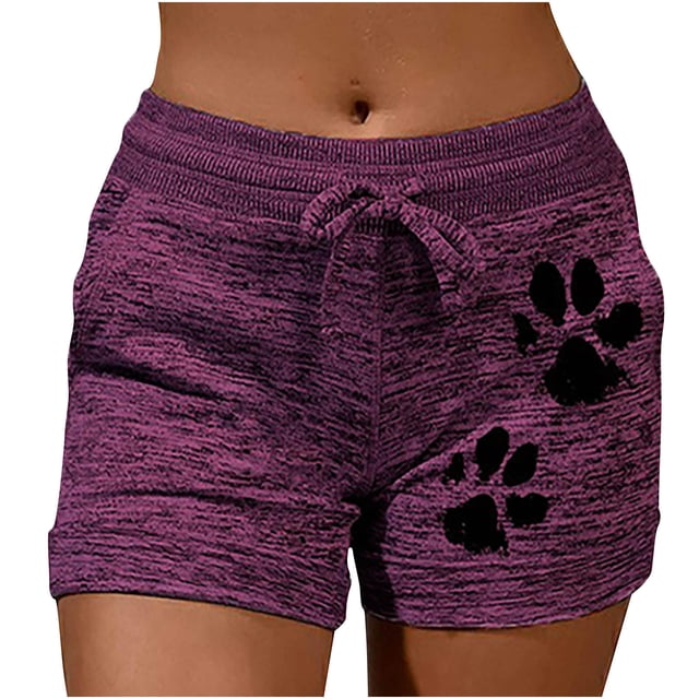 Birdeem Womens Casual Shorts Drawstring Elastic Waist Summer Shorts Comfy Pocketed Solid Pants