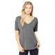 thumbnail image 1 of Camiseta holgada de mujer con cuello de pico GRIS TRIBLEND XL Bella + Lienzo 8815, 1 of 1
