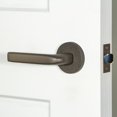thumbnail image 2 of Viaggio Clomltbll_Prv_238_Lh Motivo Left Handed Solid Brass Privacy Door Lever Set - Brass, 2 of 7