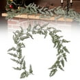 thumbnail image 2 of Lifelike Artificial Garland Greenery Green Hanging Vine For Home Wall Decor Mantle And Christmas Holiday Arrangements, 2 of 4