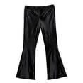 thumbnail image 5 of vastwit Men's Shiny Metallic Bell Bottom Flares Trousers 70s Disco Dance Vintage Long Pants Black XL, 5 of 7