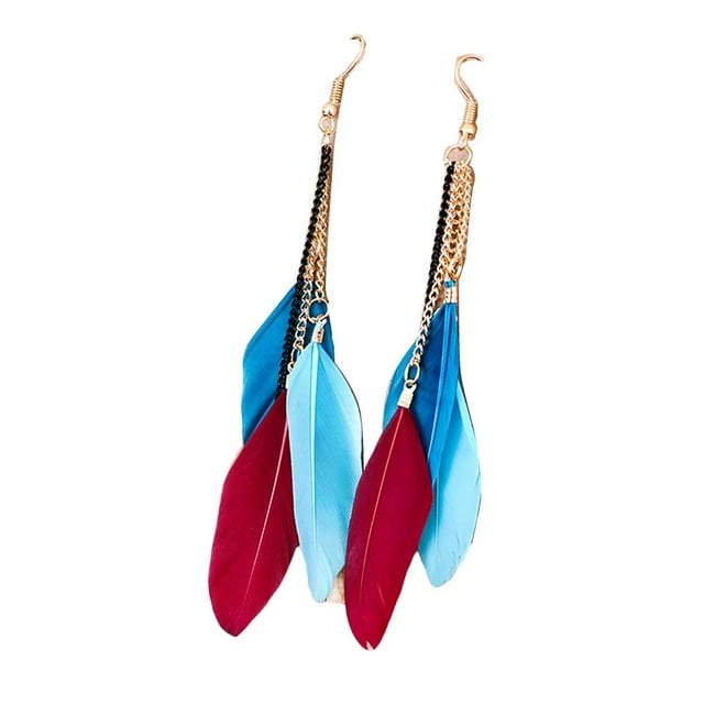 Pendientes bohemios Qarigey 2 uds borla largo Retro ocio Casual elfo joyería para mujeres