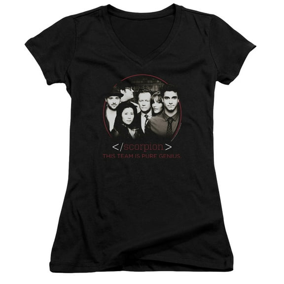 Scorpion Cast Junior Women's V-Neck T-Shirt Black