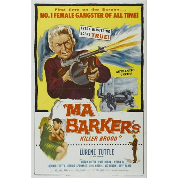 Ma Barker's Killer Brood Movie Poster (11 x 17)